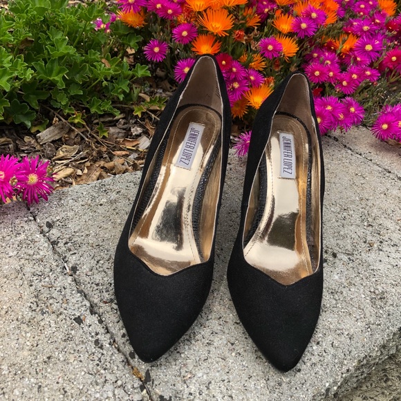 Jennifer Lopez Shoes - PRICE DROP! J-Lori Black Suede-like Pumps- Sz 8